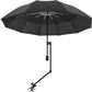 UPF 50+ Beach Umbrella with Adjustable Clamp