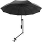 UPF 50+ Beach Umbrella with Adjustable Clamp