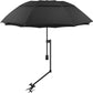 UPF 50+ Beach Umbrella with Adjustable Clamp