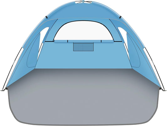Beach Tent Sun Shelter UPF 50+ UV Protection, 2-3 Person
