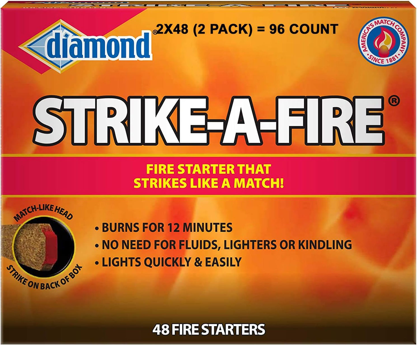 Pine Mountain Diamond Strike-A-Fire Starters (96 ct)